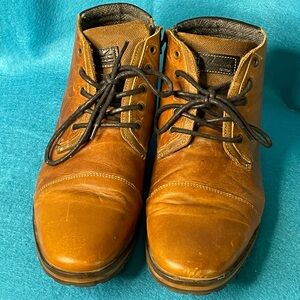 Bull Boxer/Lavorazione Artigianale Leather Hand Crafted Ankle Boots/Side zippers